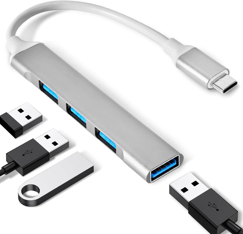 USB-C hub for laptop, USB 3.0 hub India, 4 port USB hub, USB C extender, high speed USB hub, MacBook USB hub, expand USB port